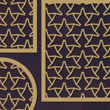 Intra απο ξύλο plywood 3mm-4mm πάχος – Πάνελ σουβέρ με μοτίβο Bundle Δίασταση  20x20 cm INTRAFABR-58171824 - Image 8