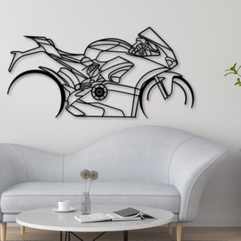 Intra απο ξύλο plywood 3mm-4mm πάχος – Panigale V4 Μοτοσικλέτα Dxf Δίασταση  20x20 cm INTRAFABR-111974700 - Image 3