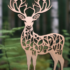 Intra απο ξύλο plywood 3mm-4mm πάχος – PANNO DEER Wood Δίασταση 20x20 cm INTRAFABR-90106969