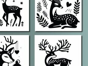 Intra απο ξύλο plywood 3mm-4mm πάχος – ΠακέτοWood PANNO DEER Δίασταση 20x20 cm INTRAFABR-90169554 - Image 1