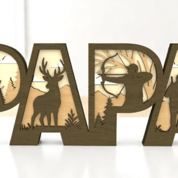 Intra απο ξύλο plywood 3mm-4mm πάχος – Papa Hunting Archery 3D Layered σημάδι Δίασταση  20x20 cm INTRAFABR-122427387 - Image 1