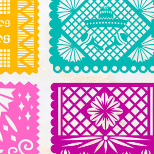 Intra απο ξύλο plywood 3mm-4mm πάχος – Papel Picado Banner Δίασταση 20x20 cm INTRAFABR-106651048