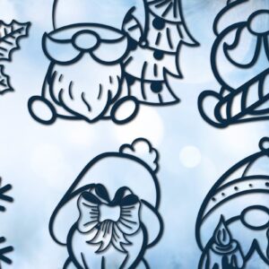 Intra απο ξύλο plywood 3mm-4mm πάχος – Πακέτο με χάρτινο χριστουγεννιάτικο στοιχειό Δίασταση 20x20 cm INTRAFABR-36880713