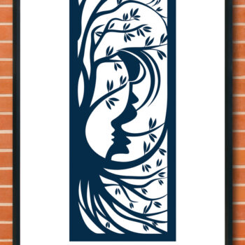 Intra απο ξύλο plywood 3mm-4mm πάχος – Κοπή χαρτιού σελιδοδείκτης Cut Design 4 Δίασταση 40x30 cm INTRAFABR-116429789 - Image 3