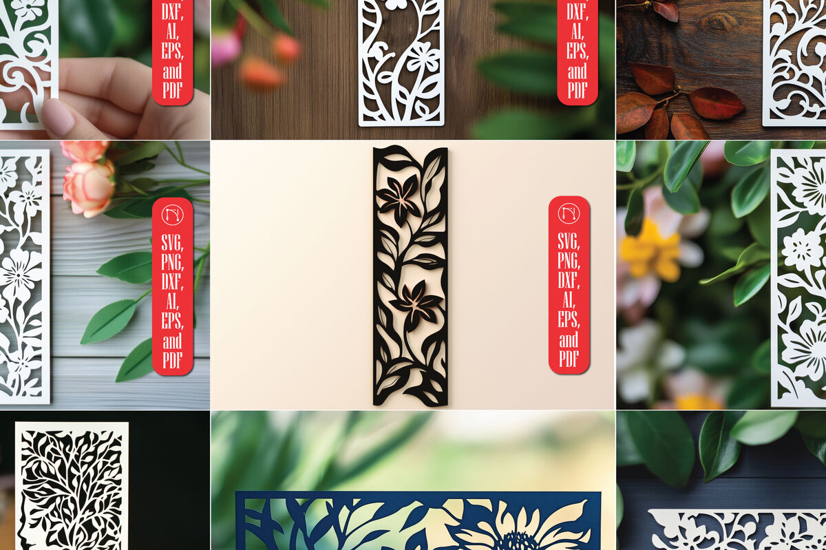 Intra απο ξύλο plywood 3mm-4mm πάχος – Paper Cut σελιδοδείκτης Bundle Δίασταση  20x20 cm INTRAFABR-114622298