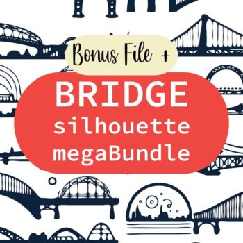 Intra απο ξύλο plywood 3mm-4mm πάχος – Paper Cut BRIDGE Silhouette Mega Bundle Δίασταση  20x20 cm INTRAFABR-80585709 - Image 1