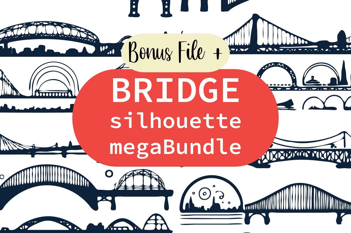 Intra απο ξύλο plywood 3mm-4mm πάχος – Paper Cut BRIDGE Silhouette Mega Bundle Δίασταση  20x20 cm INTRAFABR-80585709