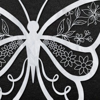 Intra απο ξύλο plywood 3mm-4mm πάχος – Πακέτο κομμένων πεταλούδων Δίασταση 20x20 cm INTRAFABR-30867188 - Image 2