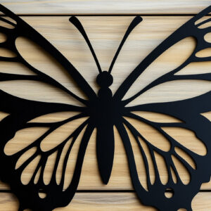 Intra απο ξύλο plywood 3mm-4mm πάχος – Paper Cut Butterfly Δίασταση  20x20 cm INTRAFABR-114378838