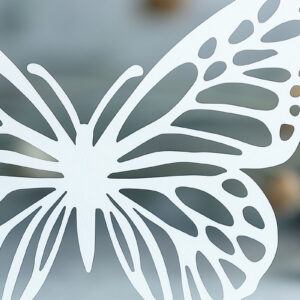 Intra απο ξύλο plywood 3mm-4mm πάχος – Paper Cut Butterfly Δίασταση  20x20 cm INTRAFABR-114379045