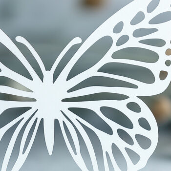 Intra απο ξύλο plywood 3mm-4mm πάχος – Paper Cut Butterfly Δίασταση 20x20 cm INTRAFABR-114379045 - Image 1