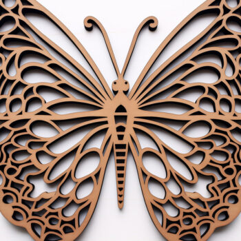 Intra απο ξύλο plywood 3mm-4mm πάχος – Paper Cut Butterfly Bundle Δίασταση  20x20 cm INTRAFABR-90440259 - Image 3