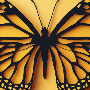 Intra απο ξύλο plywood 3mm-4mm πάχος – Paper Cut Butterfly Bundle Δίασταση  20x20 cm INTRAFABR-108172914 - Image 2