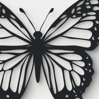 Intra απο ξύλο plywood 3mm-4mm πάχος – Paper Cut Butterfly Bundle Δίασταση  20x20 cm INTRAFABR-108172914 - Image 5