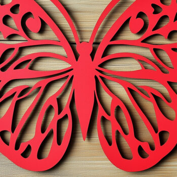 Intra απο ξύλο plywood 3mm-4mm πάχος – Paper Cut Butterfly Bundle Δίασταση  20x20 cm INTRAFABR-113934056 - Image 7