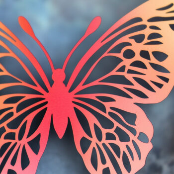 Intra απο ξύλο plywood 3mm-4mm πάχος – Paper Cut Butterfly Bundle Δίασταση  20x20 cm INTRAFABR-113934056 - Image 8
