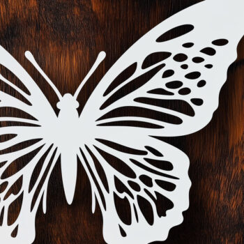 Intra απο ξύλο plywood 3mm-4mm πάχος – Paper Cut Butterfly Bundle Δίασταση  20x20 cm INTRAFABR-114388534 - Image 5