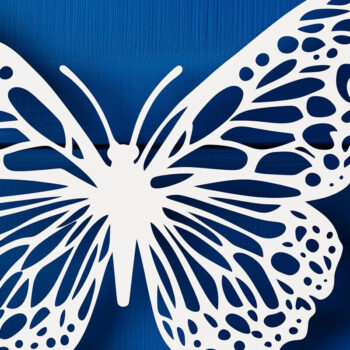 Intra απο ξύλο plywood 3mm-4mm πάχος – Paper Cut Butterfly Bundle Δίασταση  20x20 cm INTRAFABR-114388534 - Image 6
