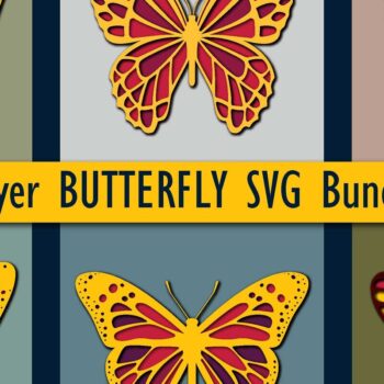 Intra απο ξύλο plywood 3mm-4mm πάχος – Πακέτο Mega Butterfly με κομμένο χαρτί Δίασταση  20x20 cm INTRAFABR-74261636 - Image 4