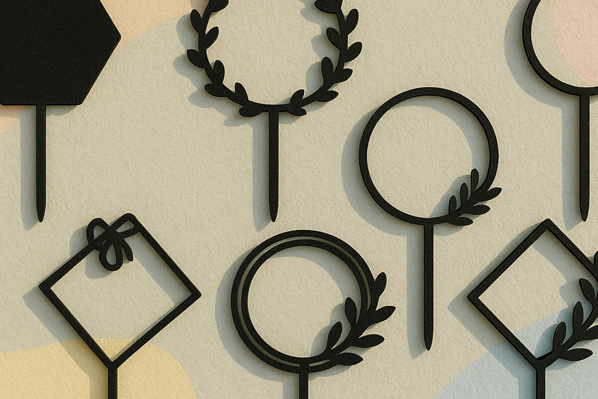 Intra απο ξύλο plywood 3mm-4mm πάχος – Paper Cut Cake Topper Δίασταση  20x20 cm INTRAFABR-119962394