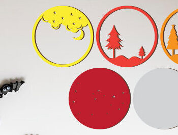 Intra απο ξύλο plywood 3mm-4mm πάχος – Χριστουγεννιάτικο τρισδιάστατο πρότυπο κοπής χαρτιού Δίασταση 20x20 cm INTRAFABR-78915136 - Image 2