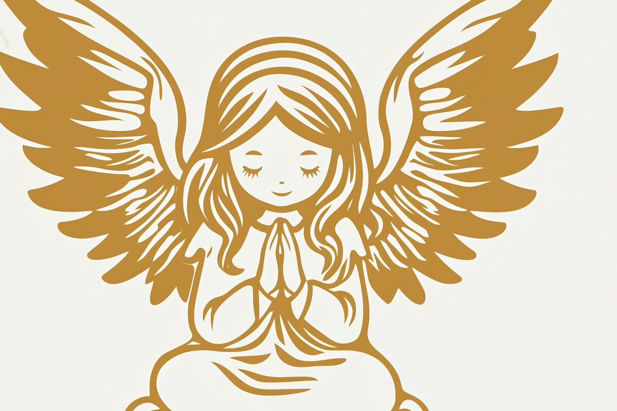 Intra απο ξύλο plywood 3mm-4mm πάχος – Paper Cut Christmas Angel Δίασταση  20x20 cm INTRAFABR-107873148