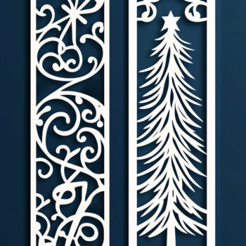 Intra απο ξύλο plywood 3mm-4mm πάχος – Πακέτο Χριστουγεννιάτικων σελιδοδεικτών σε χαρτί Δίασταση 20x20 cm INTRAFABR-107341533 - Image 5