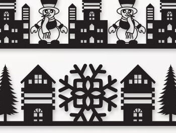 Intra απο ξύλο plywood 3mm-4mm πάχος – Χαρτί κοπής Χριστουγεννιάτικου περιγράμματος Δίασταση 20x20 cm INTRAFABR-81426496 - Image 1