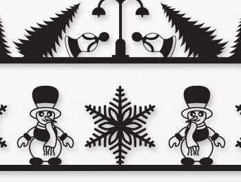 Intra απο ξύλο plywood 3mm-4mm πάχος – Χαρτί κοπής Χριστουγεννιάτικου περιγράμματος Δίασταση 20x20 cm INTRAFABR-81426459 - Image 1