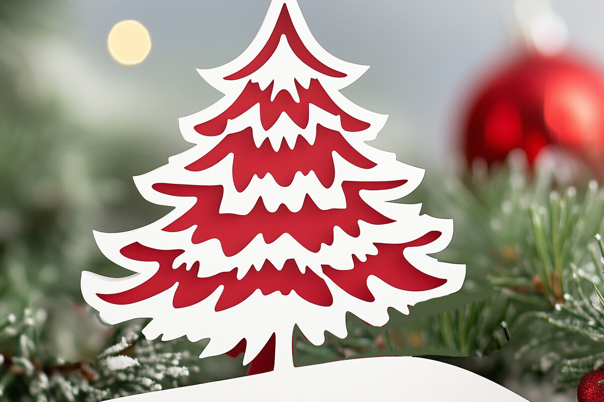 Intra απο ξύλο plywood 3mm-4mm πάχος – Κοπή χαρτιού Χριστουγεννιάτικη διακόσμηση Δίασταση  20x20 cm INTRAFABR-106781048