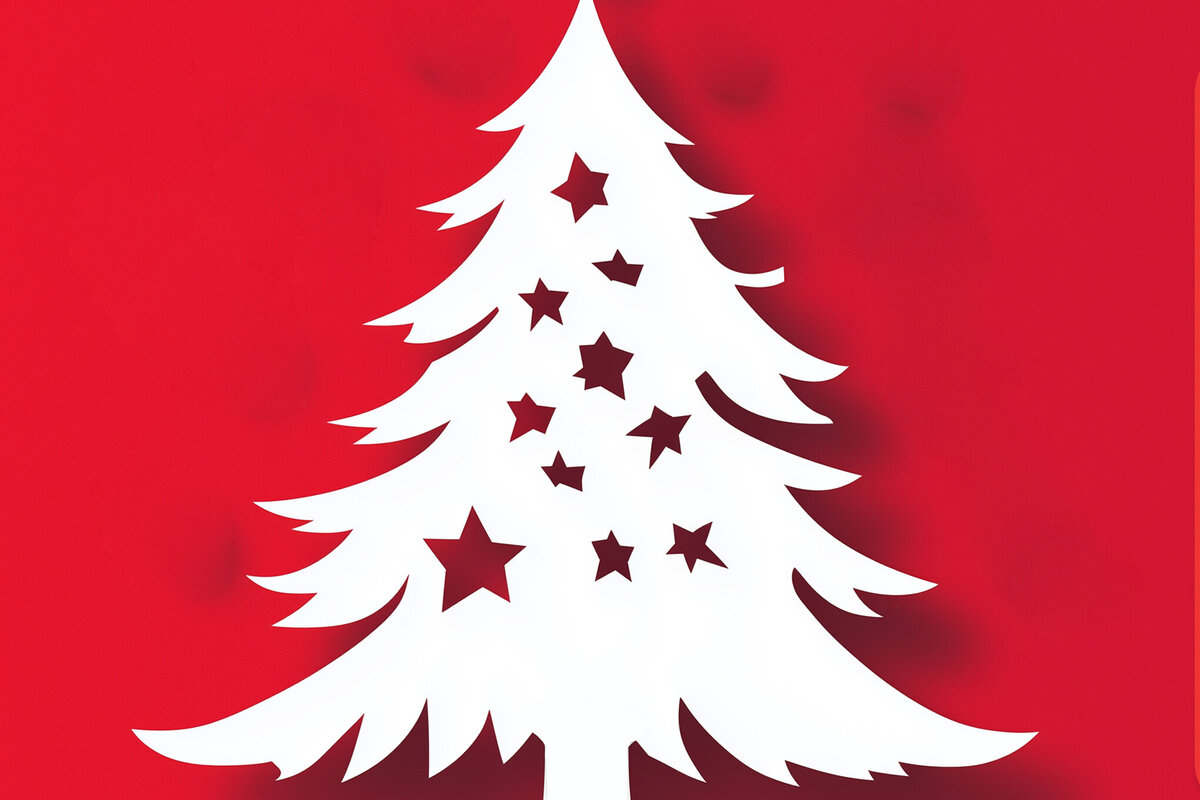 Intra απο ξύλο plywood 3mm-4mm πάχος – Κοπή χαρτιού Χριστουγεννιάτικη διακόσμηση Δίασταση  20x20 cm INTRAFABR-106780001