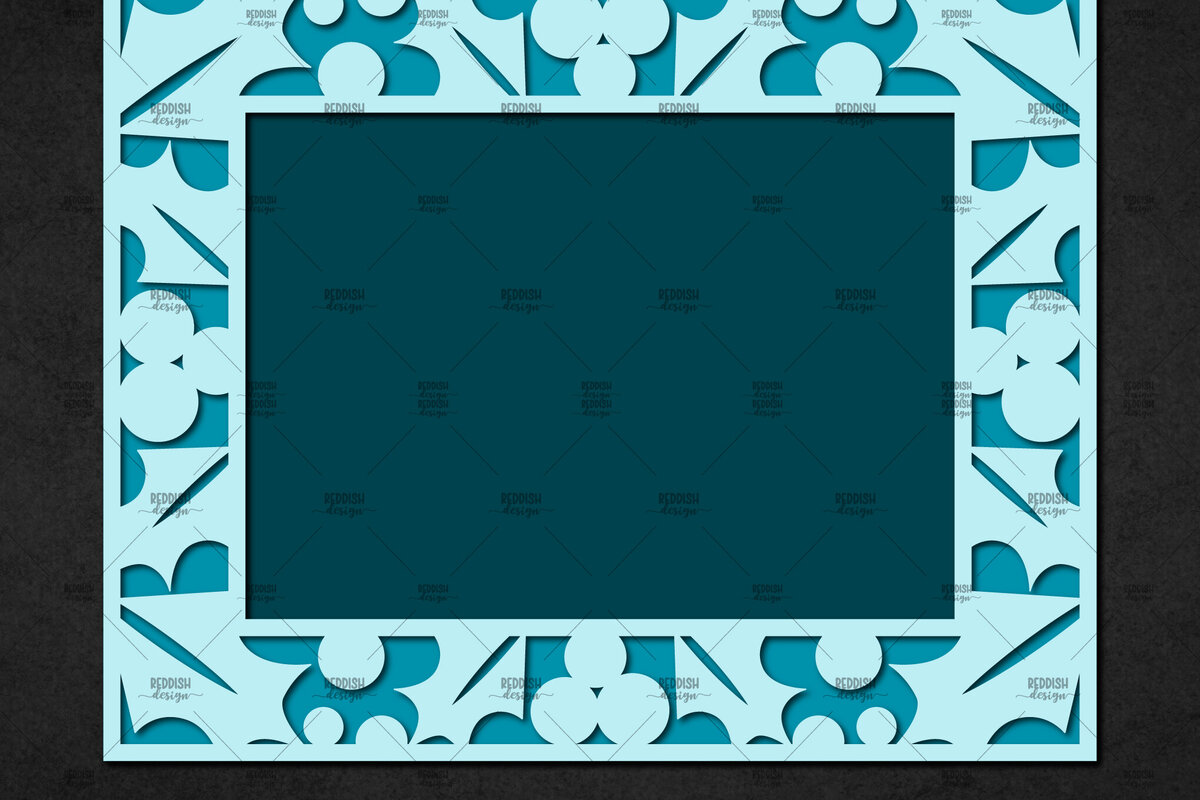 Intra απο ξύλο plywood 3mm-4mm πάχος – Χριστουγεννιάτικη κορνίζα με χαρτί, κορνίζα Δίασταση  20x20 cm INTRAFABR-113325651