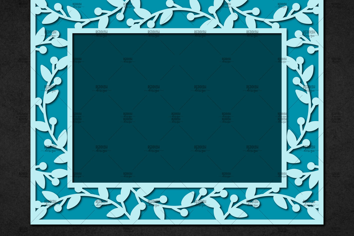 Intra απο ξύλο plywood 3mm-4mm πάχος – Χριστουγεννιάτικη κορνίζα με χαρτί, κορνίζα Δίασταση  20x20 cm INTRAFABR-113325682