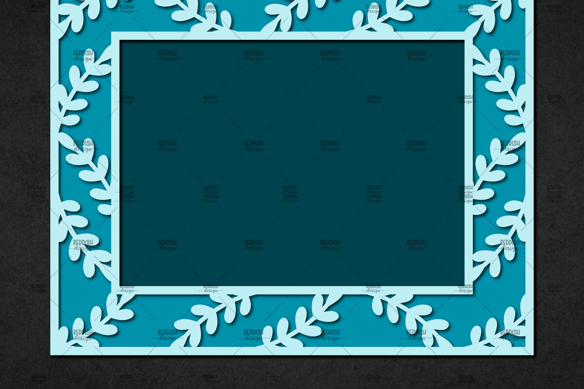 Intra απο ξύλο plywood 3mm-4mm πάχος – Χριστουγεννιάτικη κορνίζα με χαρτί, κορνίζα Δίασταση  20x20 cm INTRAFABR-113325523