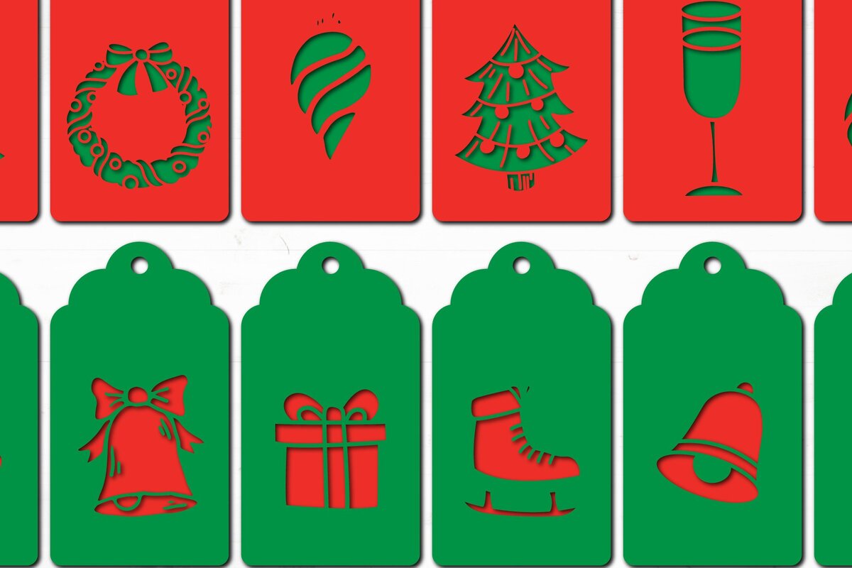 Intra απο ξύλο plywood 3mm-4mm πάχος – Πακέτο Χριστουγεννιάτικου δώρου σε χαρτί Δίασταση  20x20 cm INTRAFABR-37751677