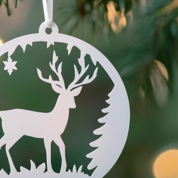 Intra απο ξύλο plywood 3mm-4mm πάχος – Χριστουγεννιάτικη κρεμαστή διακόσμηση με χαρτί Δίασταση 20x20 cm INTRAFABR-107224469 - Image 1