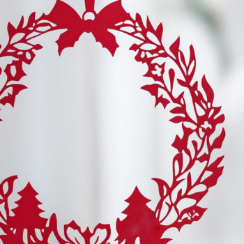 Intra απο ξύλο plywood 3mm-4mm πάχος – Χριστουγεννιάτικη κρεμαστή διακόσμηση με χαρτί Δίασταση 20x20 cm INTRAFABR-107231633 - Image 1