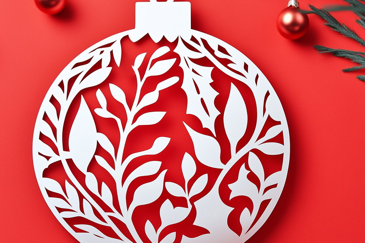Intra απο ξύλο plywood 3mm-4mm πάχος – Χαρτί χριστουγεννιάτικο στολίδι Cut Fil Δίασταση  20x20 cm INTRAFABR-108639908