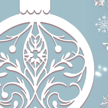 Intra απο ξύλο plywood 3mm-4mm πάχος – Χαρτοκόψιμο Χριστουγεννιάτικο Στολίδι Cut Fil Δίασταση 20x20 cm INTRAFABR-111146571 - Image 1