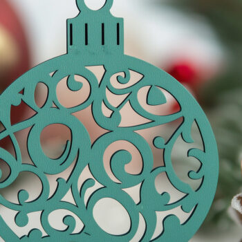 Intra απο ξύλο plywood 3mm-4mm πάχος – Χαρτί χριστουγεννιάτικο στολίδι Cut Fil Δίασταση 20x20 cm INTRAFABR-108636353 - Image 1