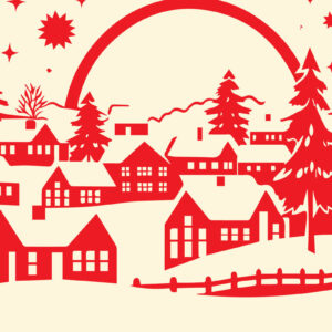 Intra απο ξύλο plywood 3mm-4mm πάχος – Χαρτόκοπη Χριστουγεννιάτικη Σκηνή Δίασταση  20x20 cm INTRAFABR-85453912