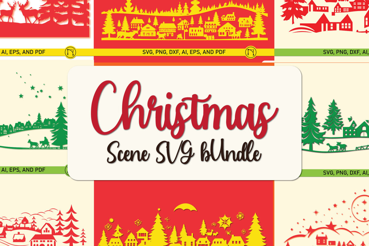 Intra απο ξύλο plywood 3mm-4mm πάχος – Χαρτόκοπη Χριστουγεννιάτικη Σκηνή Δίασταση  20x20 cm INTRAFABR-85454168