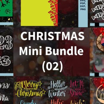 Intra απο ξύλο plywood 3mm-4mm πάχος – Paper Cut Christmas Bundle Δίασταση 20x20 cm INTRAFABR-46096194 - Image 1