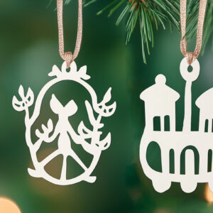 Intra απο ξύλο plywood 3mm-4mm πάχος – Κόψιμο από χαρτί χριστουγεννιάτικο κομμένο αρχείο Δίασταση  20x20 cm INTRAFABR-108222628