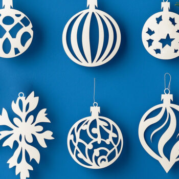 Intra απο ξύλο plywood 3mm-4mm πάχος – Κόψιμο από χαρτί χριστουγεννιάτικο κομμένο αρχείο Δίασταση  20x20 cm INTRAFABR-108220813 - Image 1