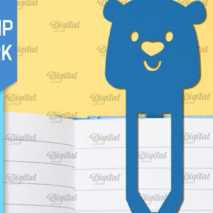 Intra απο ξύλο plywood 3mm-4mm πάχος – Σελιδοδείκτης κλιπ κοπής χαρτιού. Αρκούδα Δίασταση  20x20 cm INTRAFABR-89433265