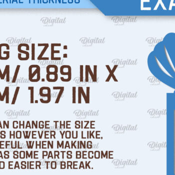 Intra απο ξύλο plywood 3mm-4mm πάχος – Πακέτο σελιδοδείκτη με συνδετήρα χαρτιού Δίασταση 20x20 cm INTRAFABR-89285129 - Image 2