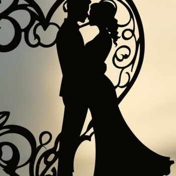 Intra απο ξύλο plywood 3mm-4mm πάχος – Paper Cut Couple in Heart Bundle Δίασταση  20x20 cm INTRAFABR-114681363 - Image 5