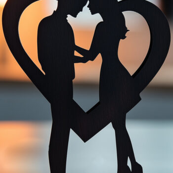 Intra απο ξύλο plywood 3mm-4mm πάχος – Paper Cut Couple in Heart Bundle Δίασταση  20x20 cm INTRAFABR-114681363 - Image 9