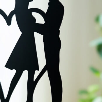 Intra απο ξύλο plywood 3mm-4mm πάχος – Paper Cut Couple in Heart Bundle Δίασταση  20x20 cm INTRAFABR-114681363 - Image 10